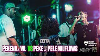 PEKE & PELÉ MILFLOWS VS PEKENA & WL | 1 FASE | Batalha do Tanque | RJ