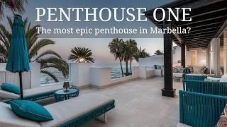 Inside the most EPIC beachfront penthouse in Marbella!