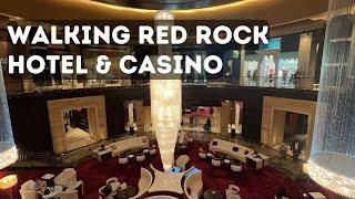 Walking Red Rock Hotel & Casino in Summerlin South, Nevada, Located in the Las Vegas Valley