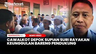 Unggul di Pilkada Depok Versi Quick Count Voxpol, Supian Suri Rayakan Bareng Pendukung