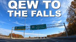 Driving Niagara Falls 4K  - QEW To Table Rock