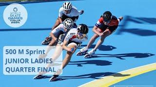 500 M Sprint Quarter Final Junior Ladies | WSG2024 - Italy