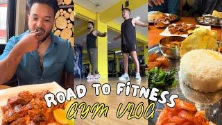 MY GYM TRAINER FEEDS ME THAKALI  || THE PHYSIQUE WORKSHOP || ROAD TO FITNESS