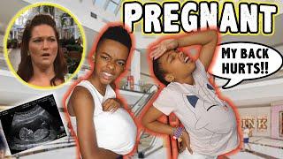 Being PREGNANT In PUBLIC For 24 Hours!