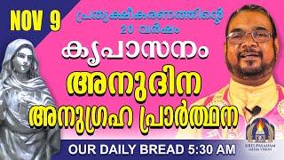 നവംബർ 09 | കൃപാസനം അനുദിന അനുഗ്രഹ പ്രാർത്ഥന | Our Daily Bread |പ്രത്യക്ഷീകരണത്തിന്റെ ഇരുപതാം വർഷം.