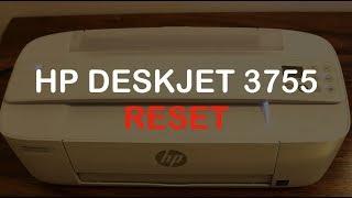 How to RESET hp deskjet 3755 printer review !!