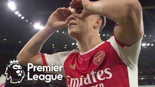 Leandro Trossard nutmegs Alisson to give Arsenal 3-1 lead v. Liverpool | Premier League | NBC Sports