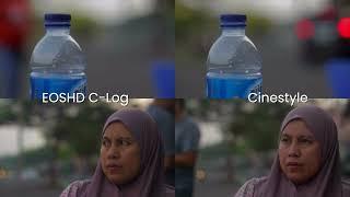 EOSHD C-log vs Cinestyle picture style - shot on Canon EOS M10
