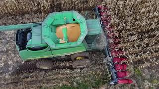 Large Corn Field Harvest