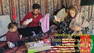 "Unbelievable! A package sent from America to Iran by a sympathetic Afghan viewer"