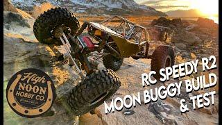 The RC Speedy R2 is a line killer! [Direct Capra drop-in Moon Buggy RC crawler kit build & 1st run]