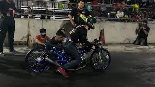 Drag Bike team sonic Open(5.8sec) 201 meter from thailand Rider Pro (arm rayong)