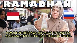 Ramadhan Pertama Bersama Keluarga Indonesia & Berburu Takjil Untuk Pertama Kali | Ramadhan Indonesia