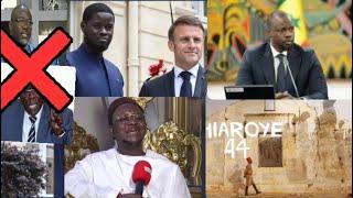 CHEIKH BARA NDIAYE THIAROYE 44, LETTRE MACRON A DIOMAYE, NDEL DÈ SONKO LOUM NIOU WAKH, M.DIAKH,YÉRIM