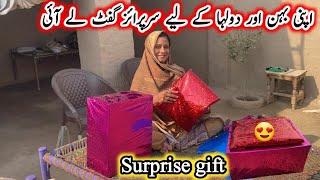 Surprise Gift  Dulha Aur Dulhan Ke Liye Le Ai Village Couple || Ayra Village