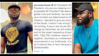 This is why Prince David Osei is trending, he has threatened to demonstrate against Nana Akuffo-Addo