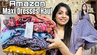 Amazon Western Wear haul | Amazon Maxi dresses haul | fashion fusions