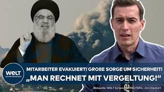 BEIRUT: Angst um Sicherheit! USA evakuiert Mitarbeiter der Botschaft! Kommt Irans Rache an Israel?