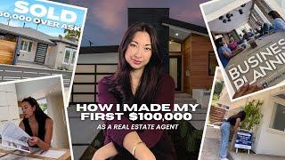 How I Made My First $100,000 at 22 as a Real Estate Agent