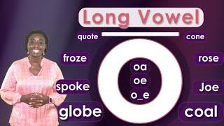 Long Vowel “o” Word Families with beginning consonant + beginning digraph #longvowels