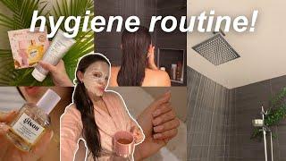 HYGIENE ROUTINE 🩷 : in depth feminine hygiene, full body pamper routine, how to smell good all day