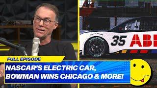 Alex Bowman wins rain-soaked Chicago Street Race, NASCAR unveils an electric race car, and more!
