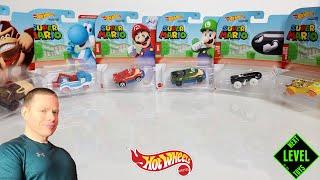 HOT WHEELS SUPER MARIO CHARACTER CARS OPEN & REVIEW⭐