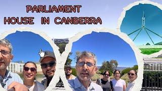 Parliament House in Canberra. Touring Australia’s Parliament House! Parliament House in Canberra