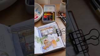 Illustrated Journal | Sketchbook | Taguan Cafe #art #illustratedjournal #journaling