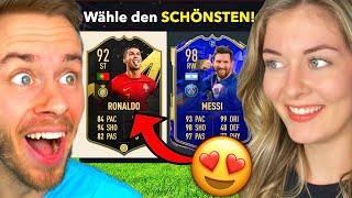 FUT-Draft - ABER meine FREUNDIN wählt die SCHÖNSTEN Spieler! 