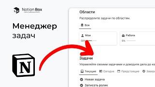 БЕСПЛАТНЫЙ ШАБЛОН менеджера задач в Notion. Стань более организованным в повседневной жизни!
