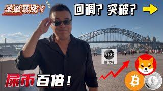 比特币挑战10万，本轮牛顶会到30万美金！以太坊12000？圣诞节前屎币暴涨？埋伏！短期还会回调，90500多军注意！给币圈小白一些建议