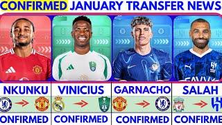 THE LATEST CONFIRMED TRANSFER NEWS AND RUMOURS TRANSFERS WINTER 2025|Nkunku️Vinicius️Garnacho️