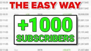 How To Get 1000 Subscribers on YouTube BEFORE 2025