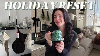 Apartment Reset Deep Cleaning & Decorating for the Holidays, Christmas Decor Haul, Apartment Tour