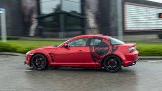 BEST OF Mazda RX-8 (Rotary) Exhaust Sounds - Flames, Accelerations, Revs!