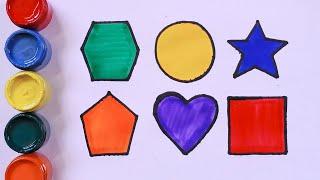 Shapes song for kids, Learn 2d Shapes, Toddlers learning, Preschool learning videos, 20