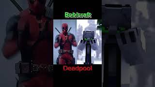 Deadpool vs Bobicraft @BobicraftMC @VancityReynolds #viralshorts