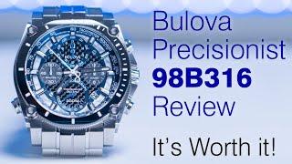 Bulova Precisionist Chronograph - 98B316 Review - A Beautifully Designed & Accurate Watch.