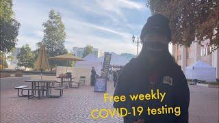 Free weekly COVID-19 testing |每周免费检测新冠