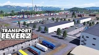 Transport Fever 2 | S7 F95 | Industrieaufrüstung am Güterumschlag mitte | Lets Play | deutsch