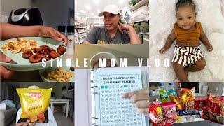 vlog: single mom realistic week in a life| budgeting, shopping, trying foreign foods