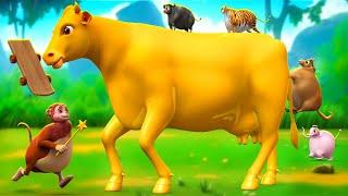 Golden Giant Cow’s Epic Transformation & Farm Animal Rescue! Animal Adventures 2024