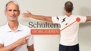 Mache diese 2 Übungen, um deine Schulter zu mobilisieren