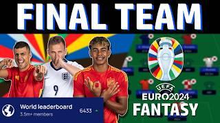 Euro Fantasy Final Team Selection - All In On Spain?!