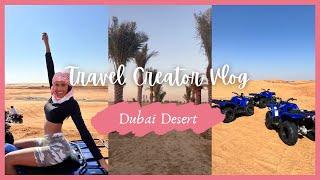 Full-Time Traveling Creator Vlog: Exploring Dubai Desert