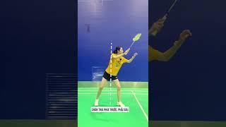 Tư thế thủ cầu #caulongyb #badminton #cầulông