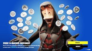 FORTNITE is NOW REFUNDING PLAYERS FREE V-BUCKS!