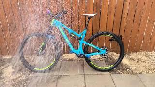 Intense MTB Shower Slowmo