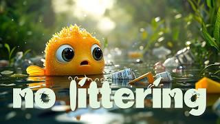 No Littering: A Short AI Film About Caring for Nature and Our Planet #shortfilm #aigenerated #nature